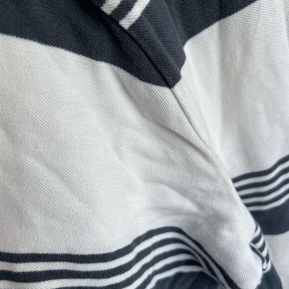 Echo Unlimited STRIPED SHORT SLEEVE POLO SHIRT size Large - Picture 3 of 6